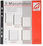 Eigenschaften Aulfes 2154-06 / Aulfes 2154-06 - Münzenhüllen klar Plastik 12 Fächer 5 Stück