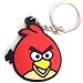 ANGRY BIRDS RUBBER KEY CHAIN -RED BIRD