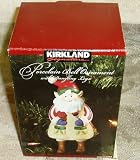 Porcelain Santa's Elf Bell Ornament with Dangling Legs