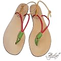 Bridget Sandals of Jamaica - BITTE Size 9