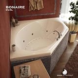 Avano BONAIRE6060EDR-WHITE White Bonaire Bonaire 60" Corner Salon Spa with 24 Air Jets, 3 Speed Air