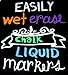 Liquid Chalk Markers-10-pack of Fluorescent Markers-high Quality Liquid Chalk Pens- Reversible Tip Markers-use Chisel Tip or Bullet Tip-easy Wet Erase Markers- Unleash Your Creativity on Windows-glass-whiteboards-blackboards-metal and More