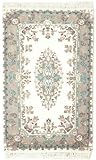 111 x 31 Handmade Knotted Persian Kerman New Area Rug From India - 49755