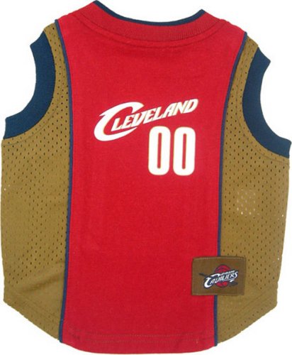NBA Pet Mesh Tank Top, Small, Cleveland Cavaliers