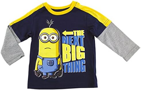 Despicable Me Minion Shirt - XUD6901F (2T, Navy)