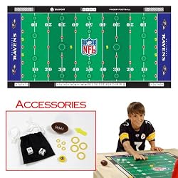 NFLR Licensed Finger FootballT Game Mat - Ravens (fls)