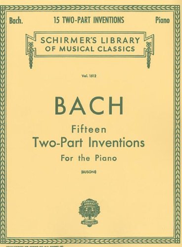 Fifteen Two-Part Inventions for the Piano, Vol. 1512