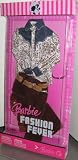 Barbie Fashion Fever Ken Clothes Dark brown cord pants with attached tan belt with silver ring buckle, western style woven shirt with denim yoke and white/brown print clear brown sunglasses, caramel color with black sole slip-on moccasin shoes