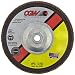 CGW 42752 Premium Z3 Right Angle Grinder Abrasive Flap Disc, Type 27, Zirconia, 7" Diameter, 40 Grit, 5/8"-11 Arbor, XL Thickness  (Pack of 1)