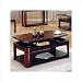 Steve Silver Lidya Rectangular Cherry Wood Lift-Top Coffee Table with Casters