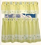 Review Beatrice Home Fashions  / Daisy Tab Top Curtain- Valance