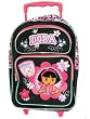 Nick Jr Dora the Explorer Wheeled Backpack Luggage
