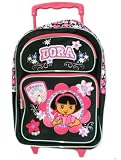 Nick Jr Dora the Explorer Wheeled Backpack Luggage