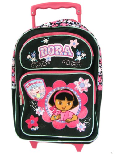 Nick Jr Dora the Explorer Wheeled Backpack Luggage