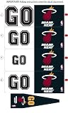 Miami Heat Animated 3-D Auto Spin-Flags
