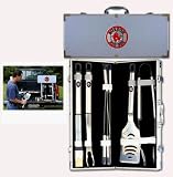 Boston Red Sox 8 Piece BBQ Set With Case