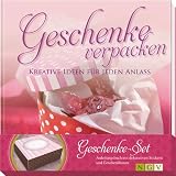 Geschenke-Set: Geschenke verpacken - Kreative Ideen für jeden Anlass. Anleitungsbuch mir dekorativen Stickern und Geschenkboxen