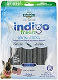 PetSafe indigo Fresh Dental Sticks Low-Calorie Oral Care Dog Treat, Medium 12 oz.