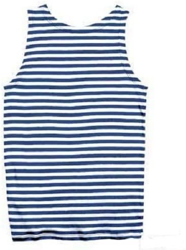 TELNYASHKA RUSSIAN NAVY STRIPED SHORT SLEEVE (Medium)