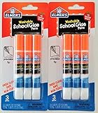 Elmers Washable School Glue Pens with Precision Tips (3-pens Per Pack) - 2 Packs