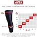 VIPER® Compression Knee Sleeve Leg Support (Full Length) - TruCore® 3-Layer Wicking, Non Slip Inner Bands - Basketball, Running, Weight Lifting, Crossfit, Arthritis (SINGLE)