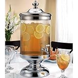 Shannon Crystal 2.5 Gallon Roxborough Beverage Jar Dispenser with Spigot