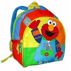 Sesame Street Elmo "Dress Me" 12-inch Toddler Backpack