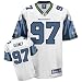 Reebok Seattle Seahawks Patrick Kerney Replica White Jersey-Size: Medium