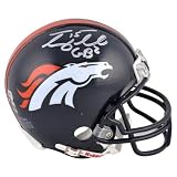 Tim Tebow Autographed Denver Broncos Mini Helmet "GB2" Inscription w/ Proof Photo
