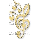 La-La Land Die Set-Heart Treble Clef