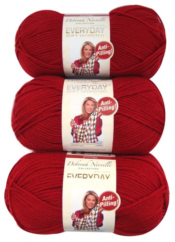 Yarn Hobby: Premier Yarns 3-Pack Solid Deborah Norville Everyday Soft