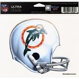 Miami Dolphins Official Logo 4x6 Ultra Decal Window Cling