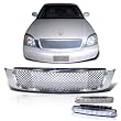 Eautolight Cadillac Deville Bentley Style Front Grille Grill + LED Bumper Fog Light
