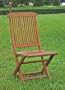 Trivoli Wooden Slatted Back Folding Chairs Set of 2 (Stain) (37"H x 19"W x 18.5"D)