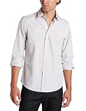 Ben Sherman Men's Long Sleeve Formal Striped Woven Shirt