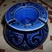 Moroccan Handmade Two-Piece Ceramic Zaroka Small Ashtray by Treasures of Morocco,Free shipping