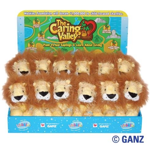 Webkinz Caring Valley Lion Plush Animal