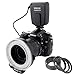 Meike LED Macro Ring Flash Light FC-100 for Canon Nikon Pentax Olympus DSLR Camera Camcorder with Adapter Rings
