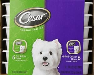 CESAR Canine Cuisine Variety Pack for Small Dogs, 3.5 Ounce (Pack of 12) CESAR Canine Cuisine Variety Pack for Small Dogs, 3.5 Ounce (Pack of 12)