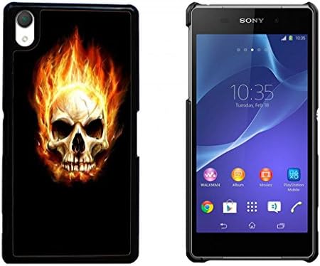 Skull Devil Diablo Hard Plastic and Aluminum Back Case For Sony Xperia Z2 L50W