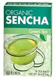 Eden Organic Green Tea, Sencha, Tea Bags, 16-Count Boxes (Pack of 12)
