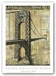 George Washington Bridge by P. Moss 22.75"x17" Art Print Poster
