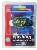 NFL Flashing Pendant Pin , New York Jets