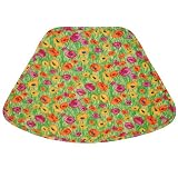Bright Poppies Floral Wedge-Shaped Placemat for Round Tables