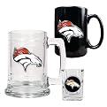 3 pc Denver Broncos Gift Set - Clear/ Black