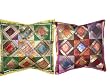 2 State green Cofee Tribal India Vintage Sari Toss Pillow Cushion Covers