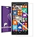 Nokia Lumia 830 Screen Protector - Fosmon Crystal Clear (HD) Screen Shield with Lifetime Warranty (3 Pack)