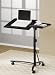 Laptop Computer Stand with Adjustable Height in Black Finish