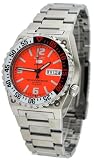 Seiko 5 Sports #SNZD77 Men's Orange Dial 100M Dive Watch