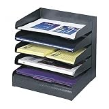 Safco Steel Desk Tray Sorter 5 Shelf
